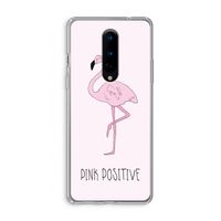 Pink positive: OnePlus 8 Transparant Hoesje