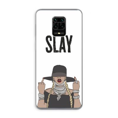 Slay All Day: Xiaomi Redmi Note 9 Pro Transparant Hoesje