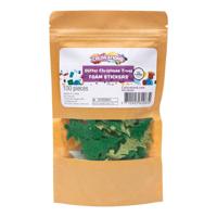 Colorations - foamstickers glitter bloemen, 120st.