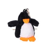 Nature planet pinguin sleutelhanger - 6 cm - Pluche - knuffel - knuffeldieren