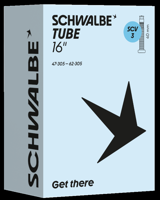 Schwalbe binnenband scv3 16" 47/62-305 40mm