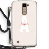 Strawberry Milkshake: LG K10 (2016) Transparant Hoesje met koord