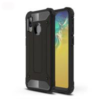 Magic Armor TPU + PC combinatie geval voor Galaxy A20e (zwart)