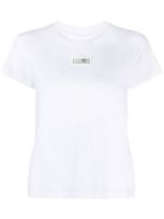 MM6 Maison Margiela t-shirt en coton à logo appliqué - Blanc - thumbnail