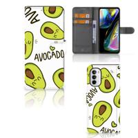 Motorola Moto G52 | Moto G82 Leuk Hoesje Avocado Singing Motorola Moto G52 | Moto G82 Leuk Hoesje Avocado Singing