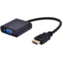 Gembird A-HDMI-VGA-03 VGA HDMI Zwart kabeladapter/verloopstukje - thumbnail