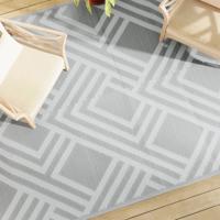 VidaXL Buitenkleed arakil 190x290 cm pp grijs