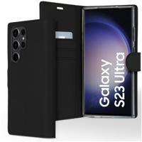 Accezz Wallet Softcase Bookcase Samsung Galaxy S23 Ultra Telefoonhoesje Zwart