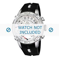 Horlogeband Jaguar J657-1 Rubber Zwart 20mm - thumbnail