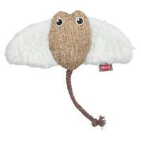Trixie rog stof / pluche met kattenkruid / catnip wit / beige