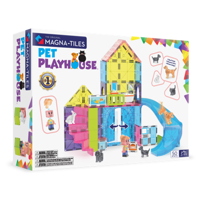 Magna-Tiles Pet Playhouse 50 stuks