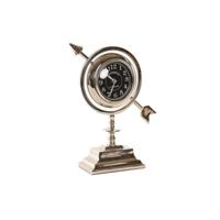 Tafelklok DKD Home Decor Zilverkleurig