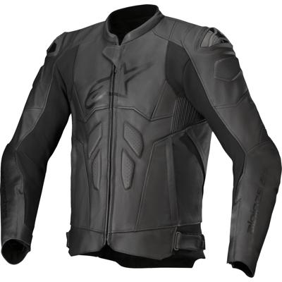 ALPINESTARS Dusk Jacket, Leren motorjas, Zwart