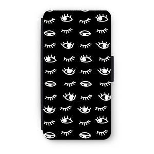 Eye pattern #3: iPhone XS Flip Hoesje