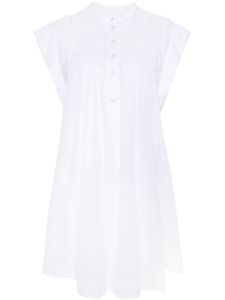 MARANT ÉTOILE robe mi-longue Eda à plis - Blanc