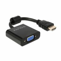 Adapter HDMI naar VGA DELOCK 65512 Zwart - thumbnail