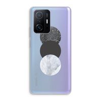 Marmeren cirkels: Xiaomi 11T Transparant Hoesje
