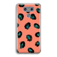 Pink Cheetah: LG G6 Transparant Hoesje