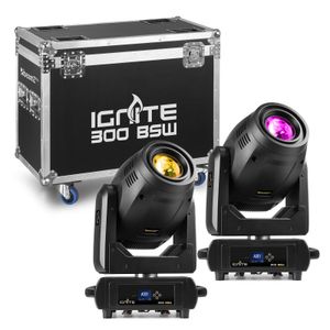 BeamZ IGNITE300LED - Set van 2 LED moving heads (beam, spot en wash)