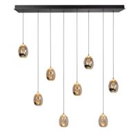 Highlight HanglampGolden Egg zwart 8-lichts recht - H5459.01