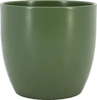 Pot Basel keramiek d16h15cm mosgroen mat es/15