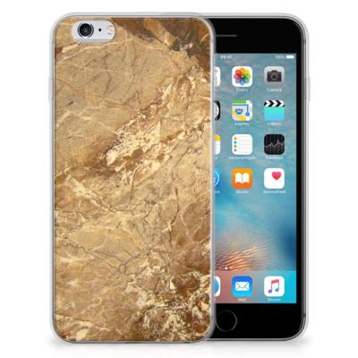 Apple iPhone 6 | 6s | TPU | Siliconen hoesje | Marmer Creme