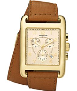 Horlogeband Michael Kors MK2227 Leder Bruin 24mm