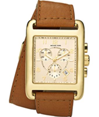 Horlogeband Michael Kors MK2227 Leder Bruin 24mm