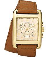 Horlogeband Michael Kors MK2227 Leder Bruin 24mm