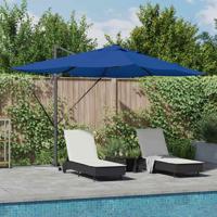 VidaXL Parasol azurblauw 352 x 251 x 265 cm polyester en aluminium