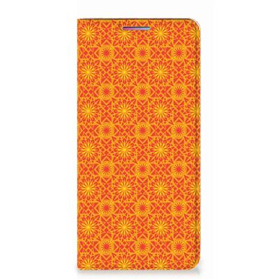 Motorola Moto G60s | Hoesje met Magneet | Batik Oranje