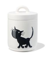 HEMA Siepie snoepjespot 17x11.5x11.5cm wit