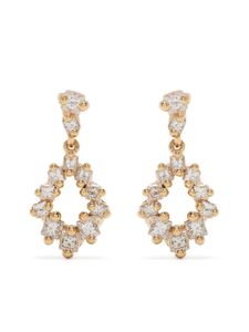 Suzanne Kalan boucles d'oreilles pendantes Princess en or 18ct