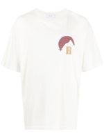 RHUDE t-shirt à imprimé graphique - Blanc
