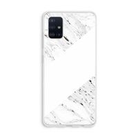 Biggest stripe: Galaxy A51 4G Transparant Hoesje