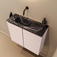 Toiletmeubel Mondiaz Ture Dlux | 60 cm | Meubelkleur Rosee | Eden wastafel Lava Links | Zonder kraangat - thumbnail