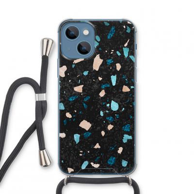 Terrazzo N°11: iPhone 13 mini Transparant Hoesje met koord