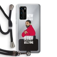 Sleigh Bells Ring: Huawei P40 Transparant Hoesje met koord