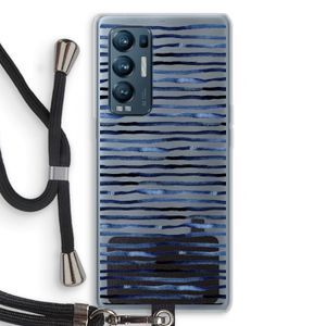 Verrassende lijnen: Oppo Find X3 Neo Transparant Hoesje met koord