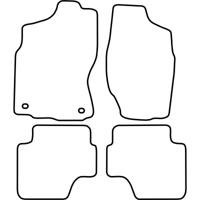 Automatten passend voor Nissan Terrano II 2002- TMNI537