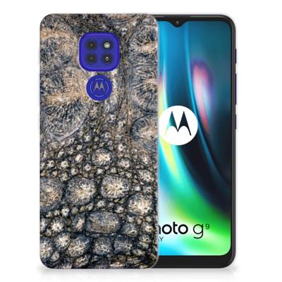 Motorola Moto G9 Play | E7 Plus | TPU Hoesje | Krokodillenprint