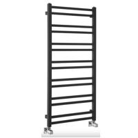 Designradiator Sapho Metro Dos 50x110 cm Mat Zwart Sapho