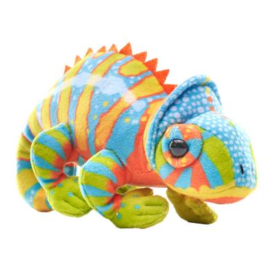 Wild Republic Kameleon knuffel - 13 cm - Pluche - reptielen - knuffeldieren - hagedissen