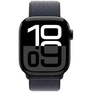 Apple Watch Series 10 GPS 42mm Aluminium Case met Ink Sport Loop Smartwatch Zwart