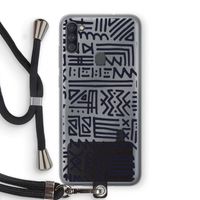 Marrakech print: Samsung Galaxy A11 Transparant Hoesje met koord