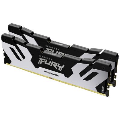 Kingston FURY Renegade Werkgeheugenset voor PC DDR5 96 GB 2 x 48 GB On-die ECC 6000 MHz 288-pins DIMM CL32 KF560C32RSK2-96