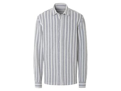 LIVERGY Heren overhemd (Wit, XL)