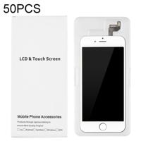 50 PCS LCD-scherm en Digitizer witte kartonnen doos verpakking voor iPhone 6s & 6