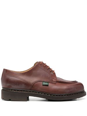 Paraboot Chambord leather Derby shoes - Marron