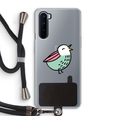 Birdy: OnePlus Nord Transparant Hoesje met koord